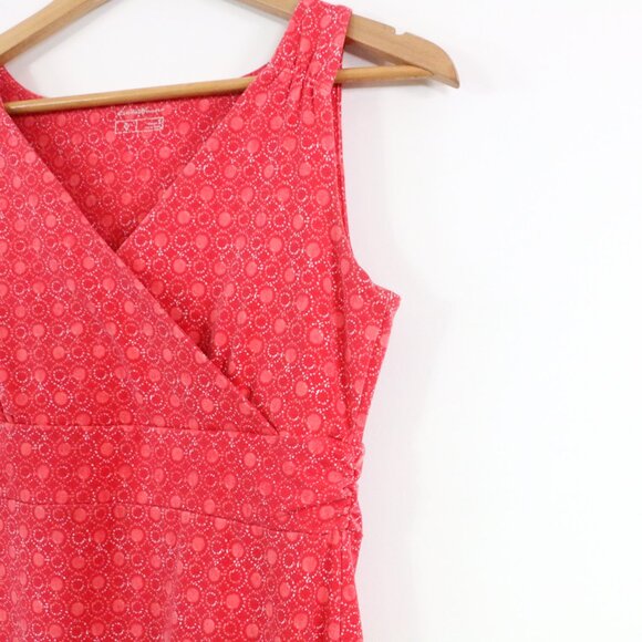 *Eddie Baure Pink Y2K V Neck Sleeveless Dress - Picture 5 of 6